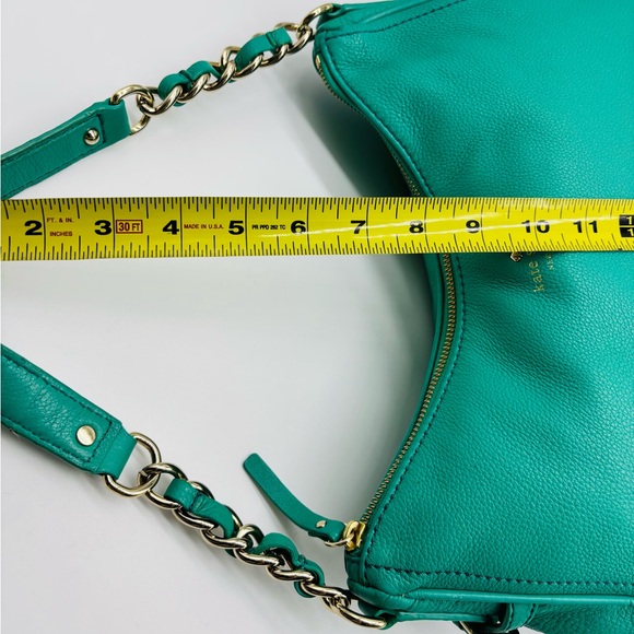 Kate Spade Leather Turquoise Hobo Bag - Picture 5 of 16